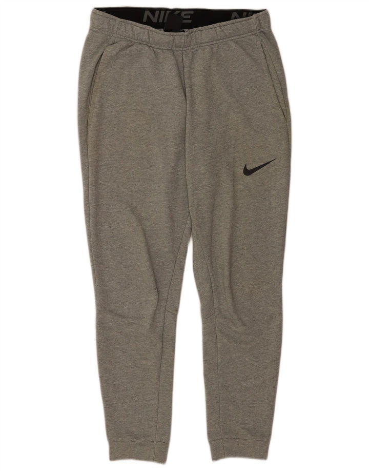Pantaloni da tuta Nike Dri Fit Standard da uomo Joggers in cotone grigio medio