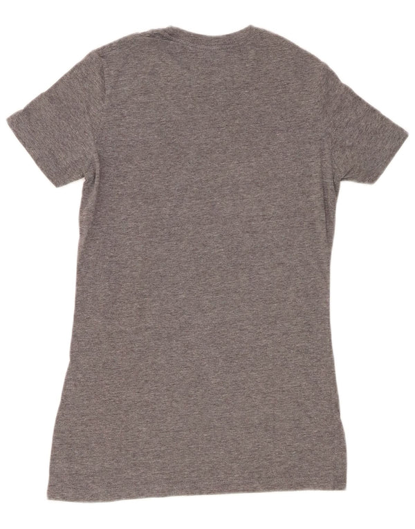 Hard Rock Cafe Womens Graphic T-Shirt Top UK 10 Small Grey