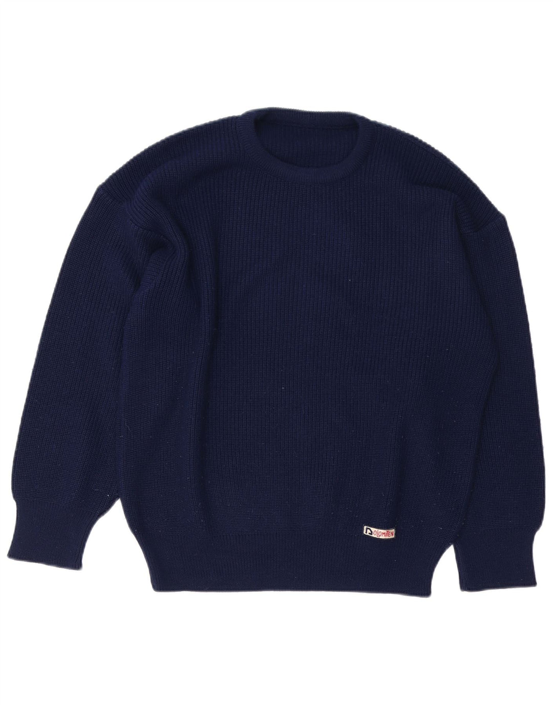 Maglione Maglione Girocollo Uomo Dolomiten IT 48 Medio Blu Navy