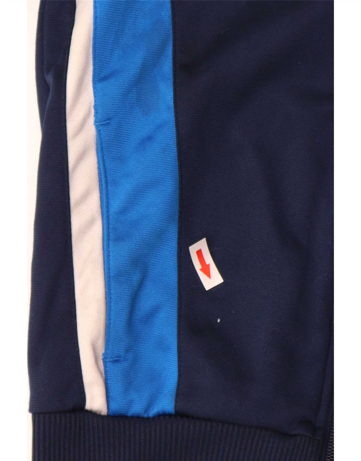 Giacca da tuta da ragazzo Adidas 7-8 anni in poliestere color block blu navy