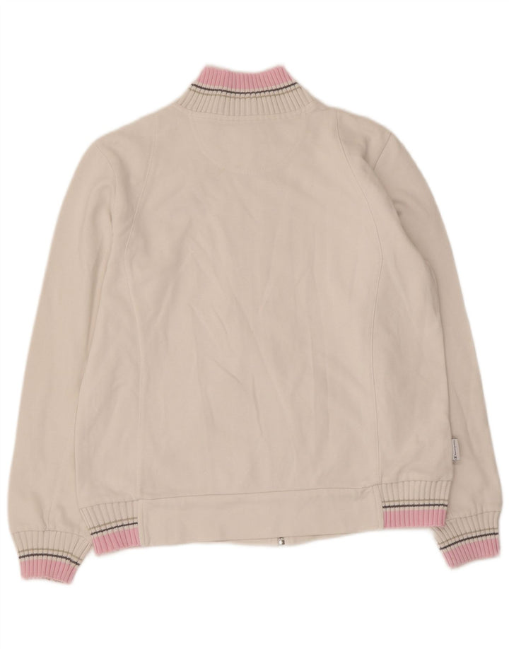 Giacca da tuta da donna Champion UK 14 Cotone color block bianco medio