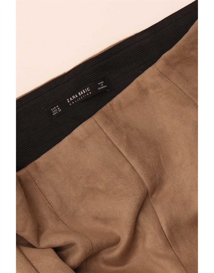 Pantaloni skinny da donna Zara medi W28 L28 marroni