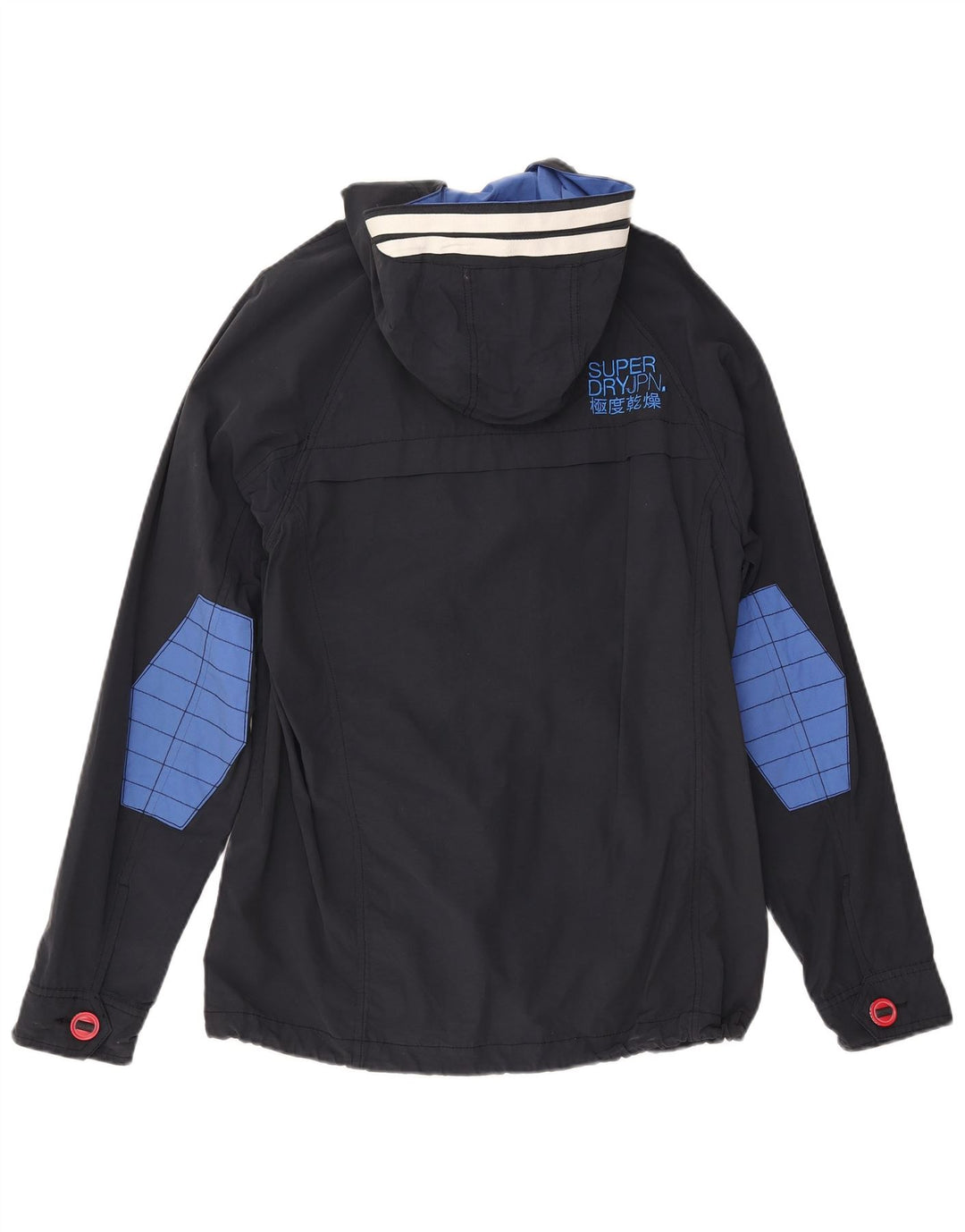 Borsone da uomo con cappuccio SUPERDRY UK 38 Colore blu navy medio