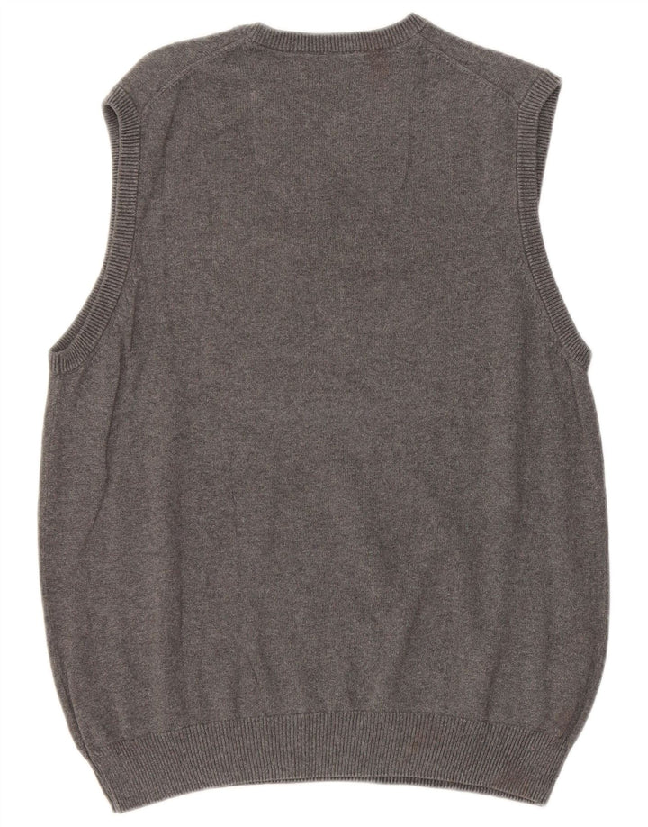 Canotta da uomo Marks & Spencer vestibilità regolare in cotone grigio medio