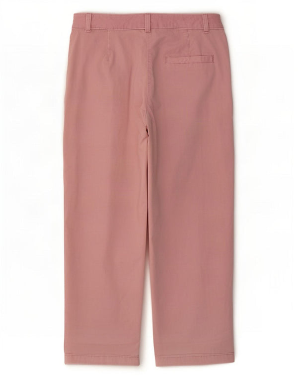 Pantaloni corti da donna Marks & Spencer UK 12 medi W30 L25 cotone rosa