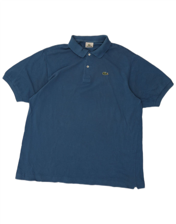 Polo da uomo Lacoste taglia 7 2XL cotone blu