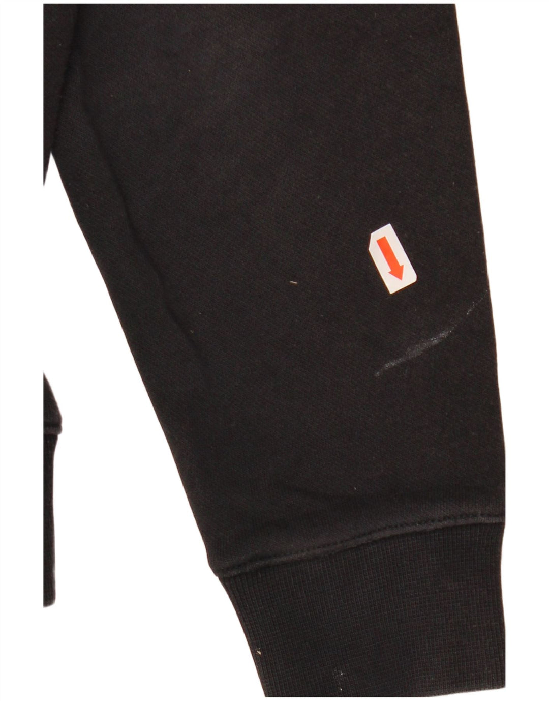 Maglione corto con cappuccio oversize da donna CHAMPION UK 6 XS cotone nero