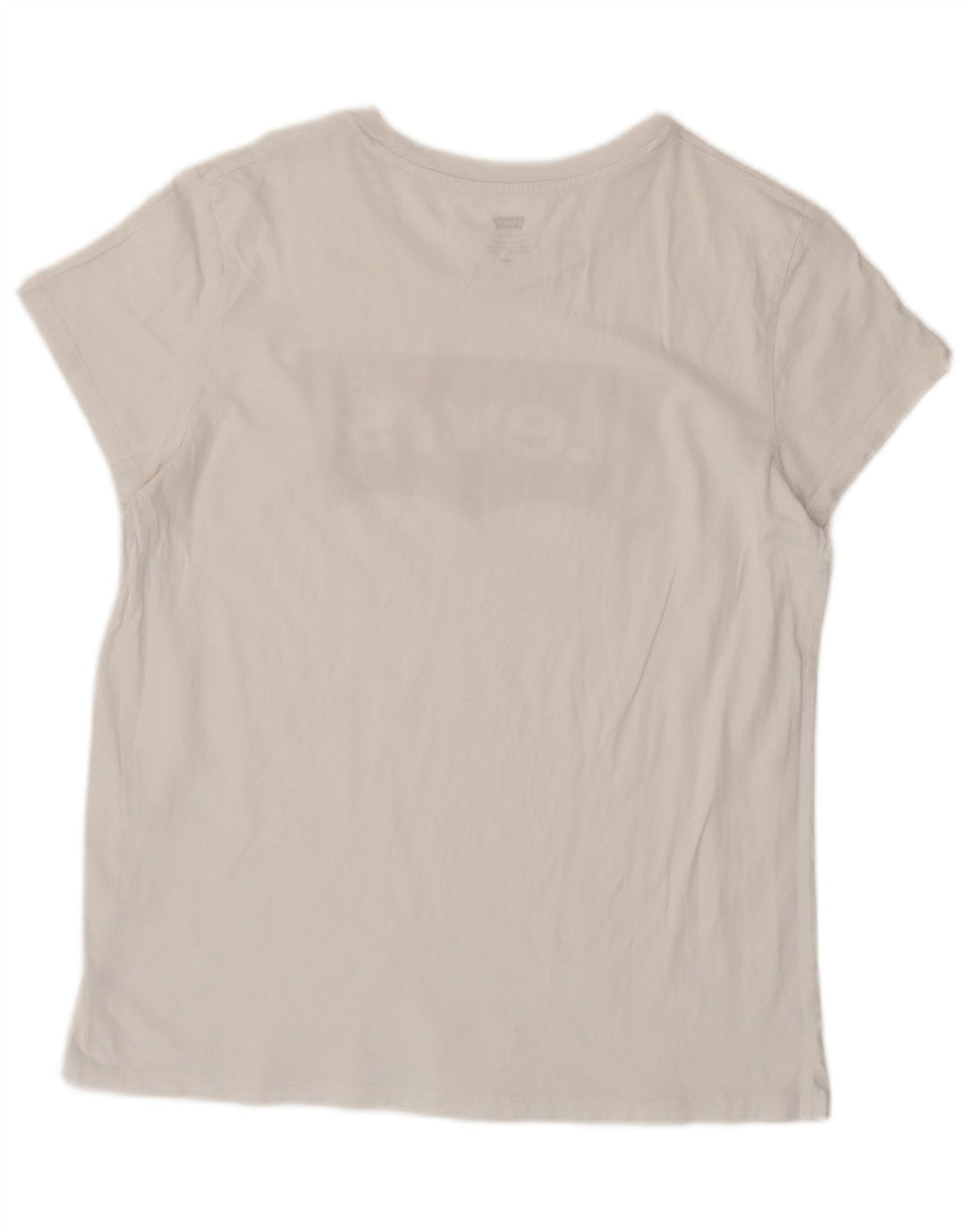 T-shirt grafica da donna LEVI'S Top UK 16 grande bianca