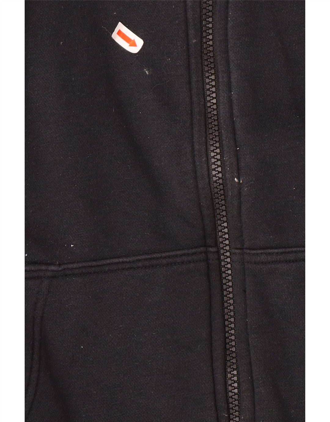 NIKE Mens Graphic Zip Hoodie Sweater Medium Black Cotton Vintage Nike and Second-Hand Nike from Messina Hembry 