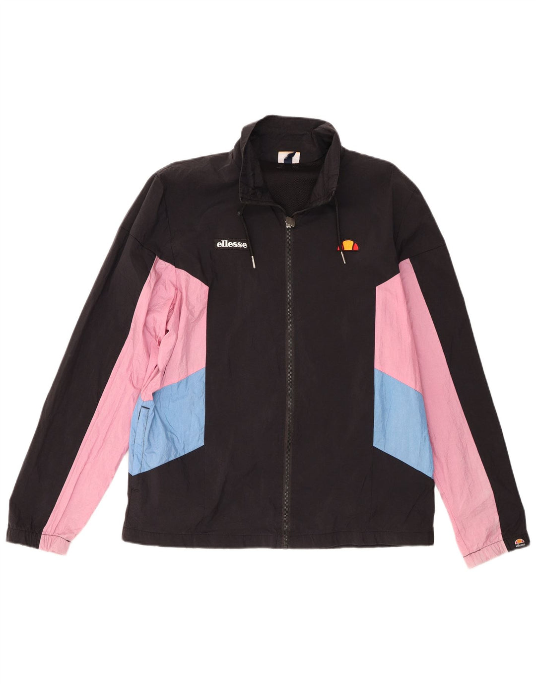 Giacca da tuta da donna ELLESSE UK 16 Large Black Colourblock