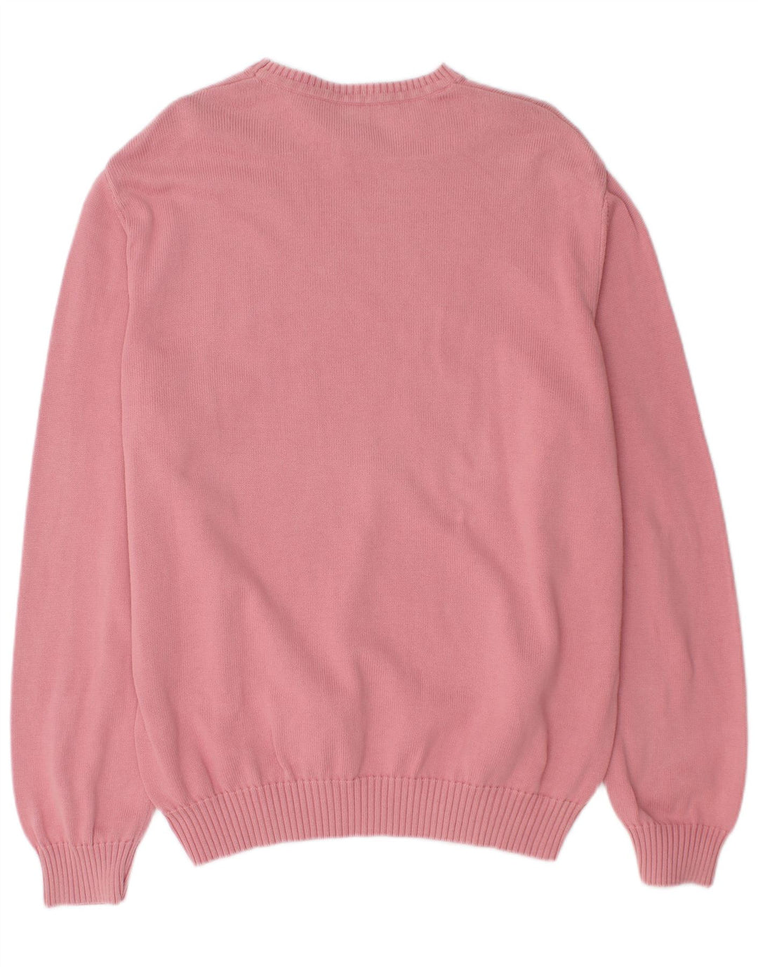 Maglione maglione girocollo da uomo HUGO BOSS grande in cotone rosa