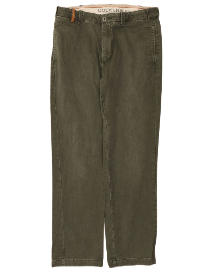 Jeans dritti da uomo Dockers W34 L32 cotone kaki