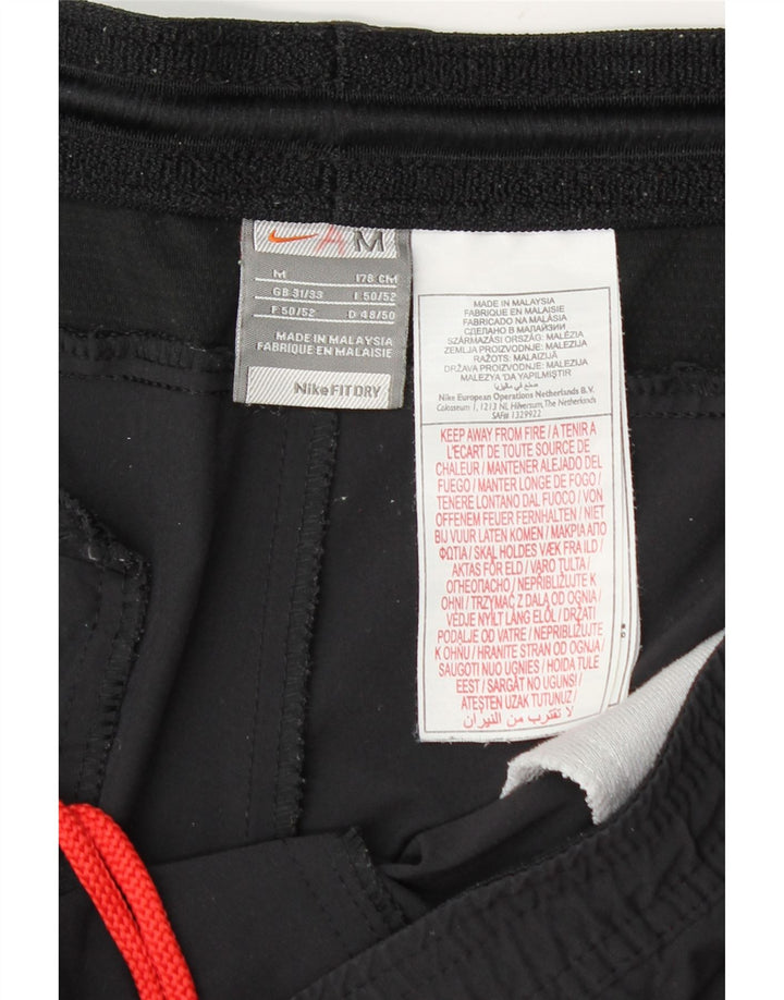 Pantaloncini sportivi Nike da uomo in nylon color block grigio medio