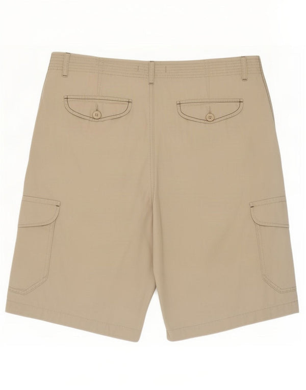 Pantaloncini cargo da uomo Marks & Spencer grandi W34 cotone beige