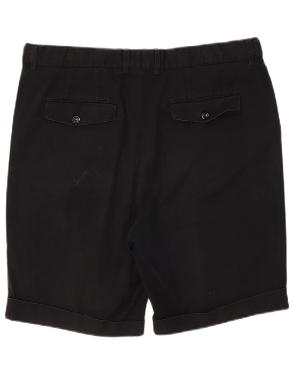Pantaloncini chino con pegging da uomo Zara EU 44 Large W34 cotone nero