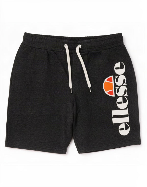 Pantaloncini sportivi grafici da uomo Ellesse in cotone grigio medio