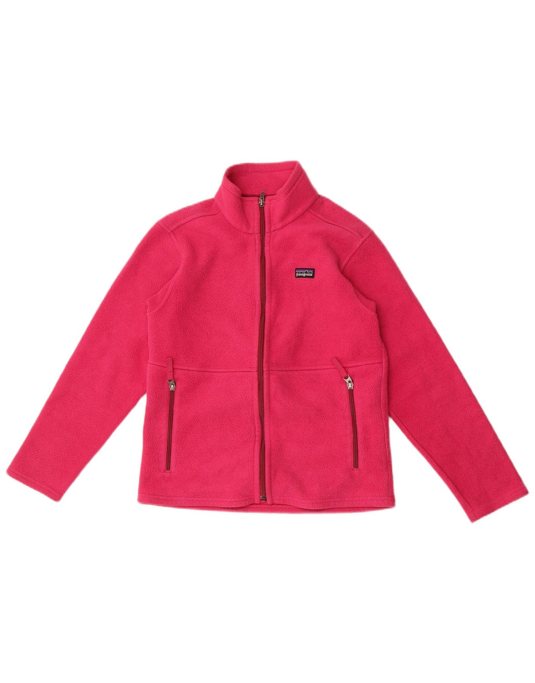 Giacca in pile da bambina Patagonia 9-10 anni in poliestere rosa medio