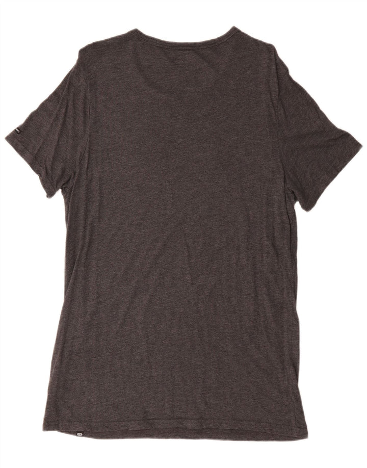 T-shirt da uomo Animal Top in viscosa grigio medio