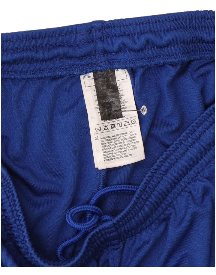 Pantaloncini sportivi grafici da uomo Adidas grandi sportivi in poliestere blu