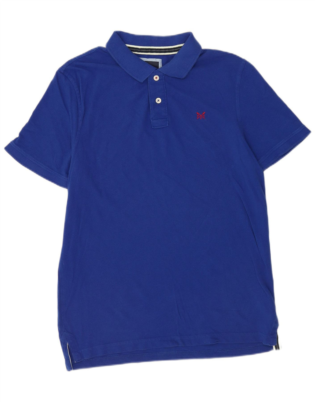 Crew Clothing Polo da uomo grande in cotone blu