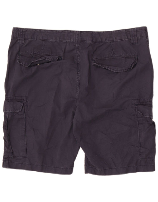 Pantaloncini cargo da uomo Marks & Spencer W40 XL cotone blu navy