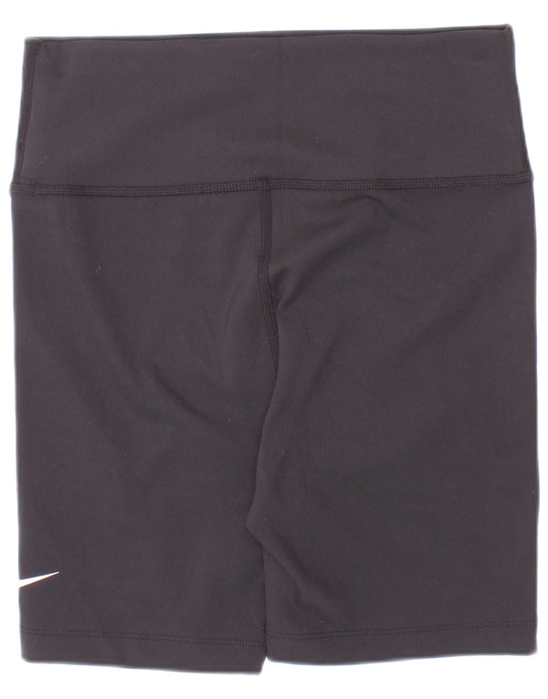Nike Girls Dri Fit Sport Shorts 10-11 Years Medium Black Polyester