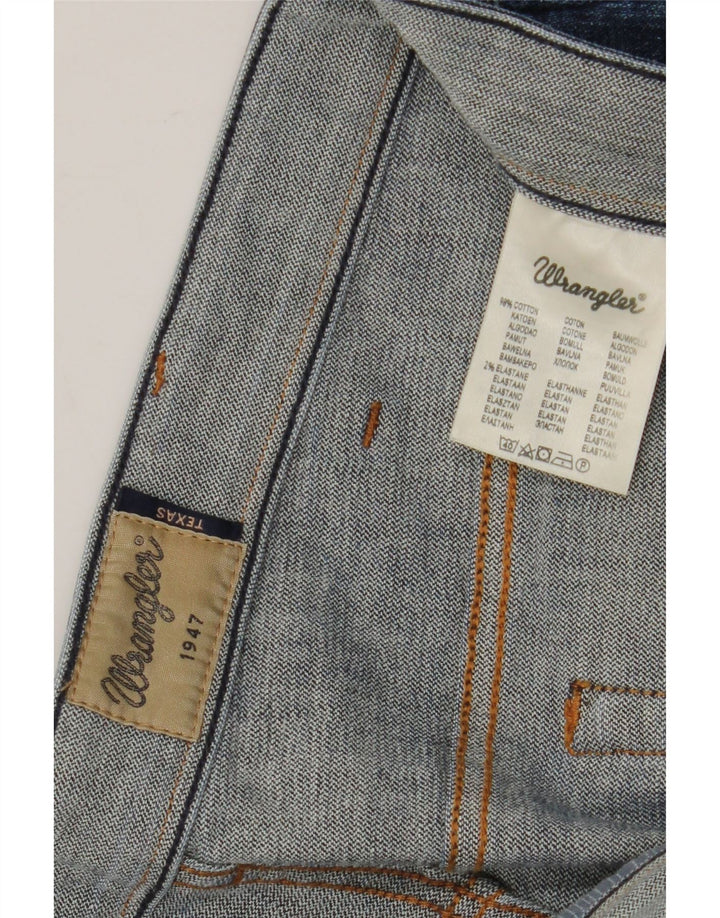 Jeans dritti da uomo Wrangler Texas W40 L34 cotone blu