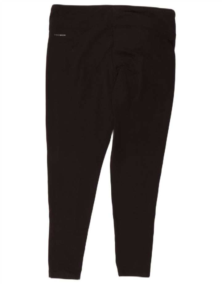 Leggings Reebok Donna UK 20/22 XL Poliestere Nero