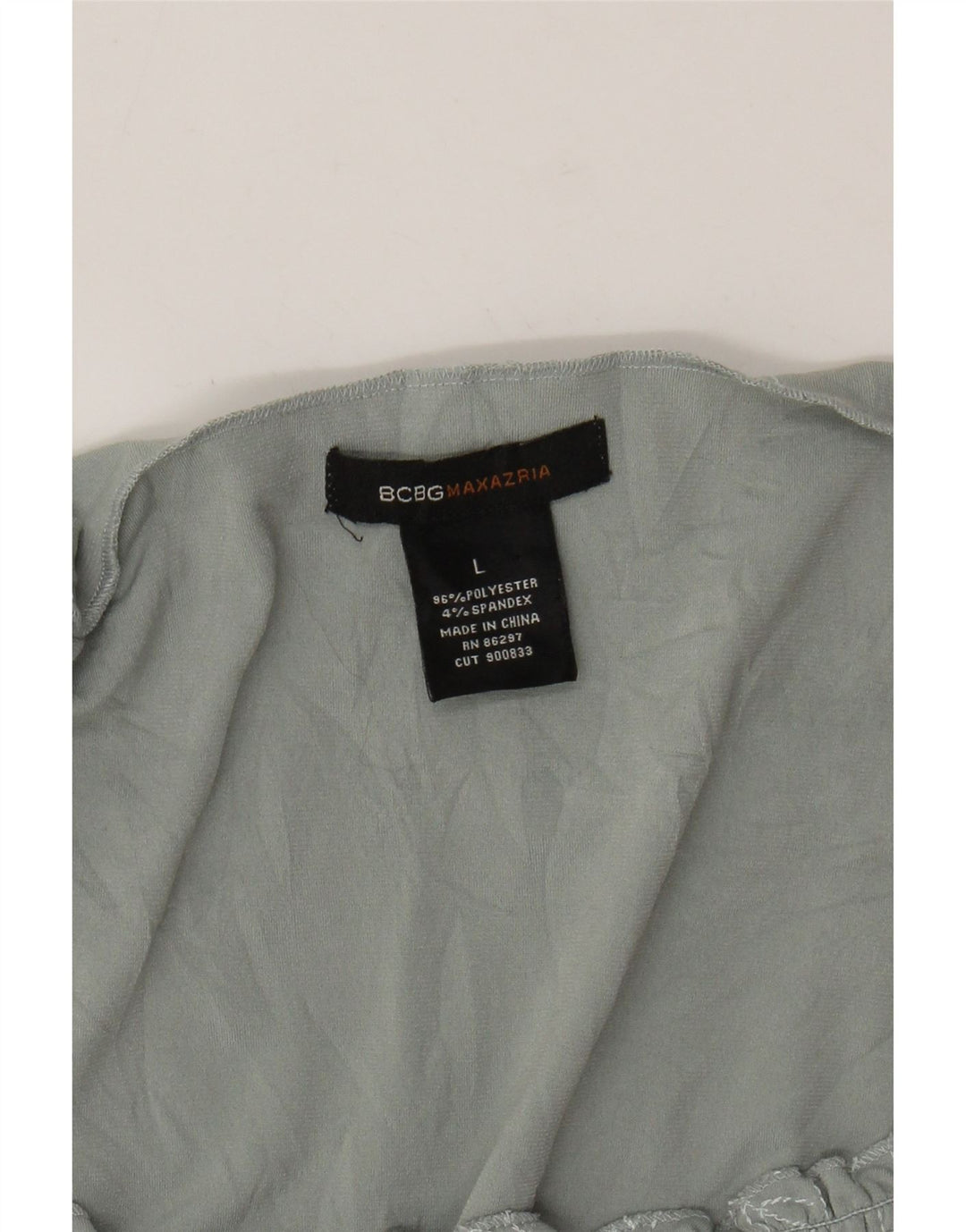 BCBGMAXAZRIA Top tunica da donna UK 14 Poliestere floreale verde grande