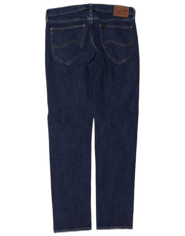 Jeans dritti da uomo Lee Daren Zip Fly W32 L32 cotone blu