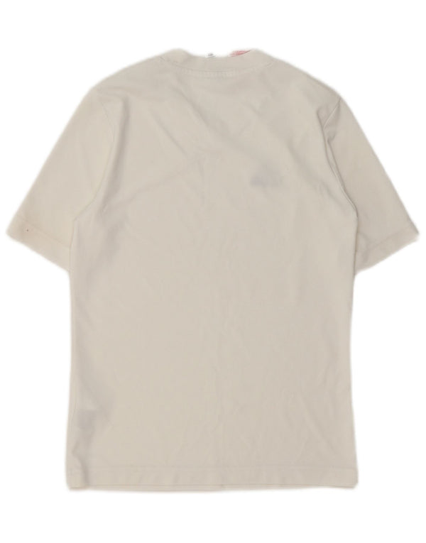 Maglietta Adidas Aeroready da ragazzo, 11-12 anni, in poliestere bianco