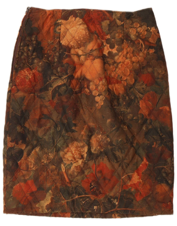 Fiorella Rubino Gonna a tubino a vita alta da donna UK 14 Large W28 Multicolore