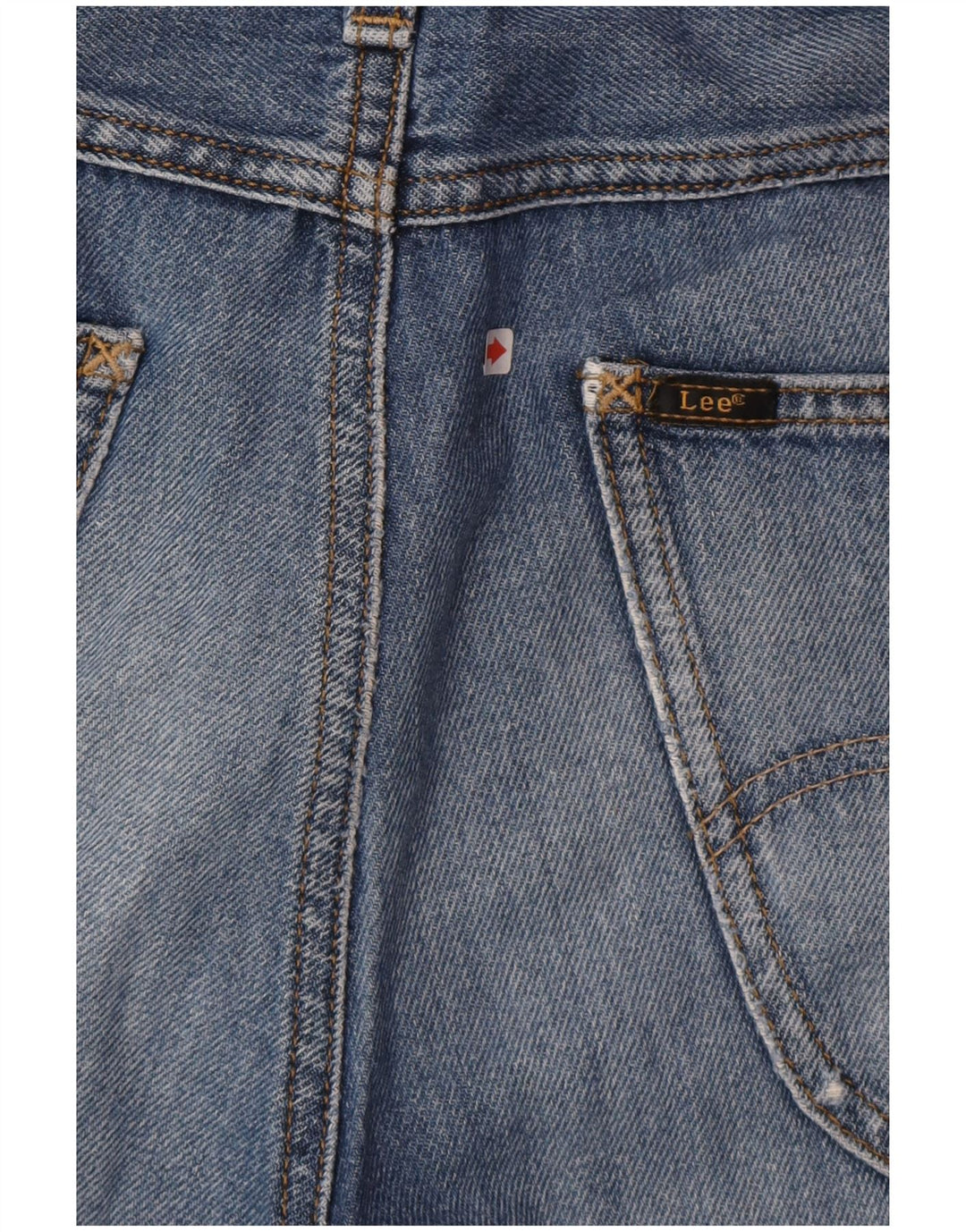 Pantaloncini corti in denim da uomo a 5 tasche Lee W31 cotone blu medio