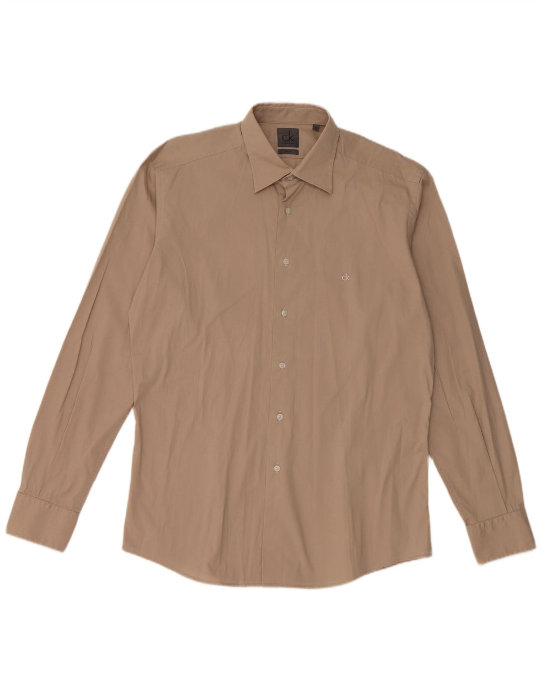 CALVIN KLEIN Camicia slim fit da uomo XL Beige