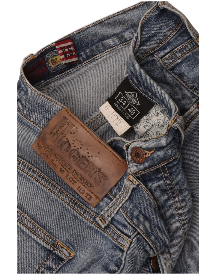 Jeans dritti Thanaz da uomo Roy Rogers IT 48 medio W34 L29 cotone blu