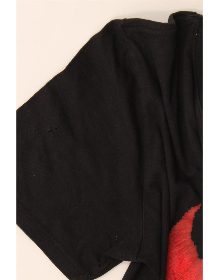T-shirt grafica da uomo Nike Top piccola nera