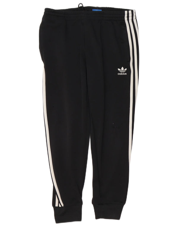 Pantaloni da tuta da donna ADIDAS Joggers UK 12 Medium Nero Poliestere