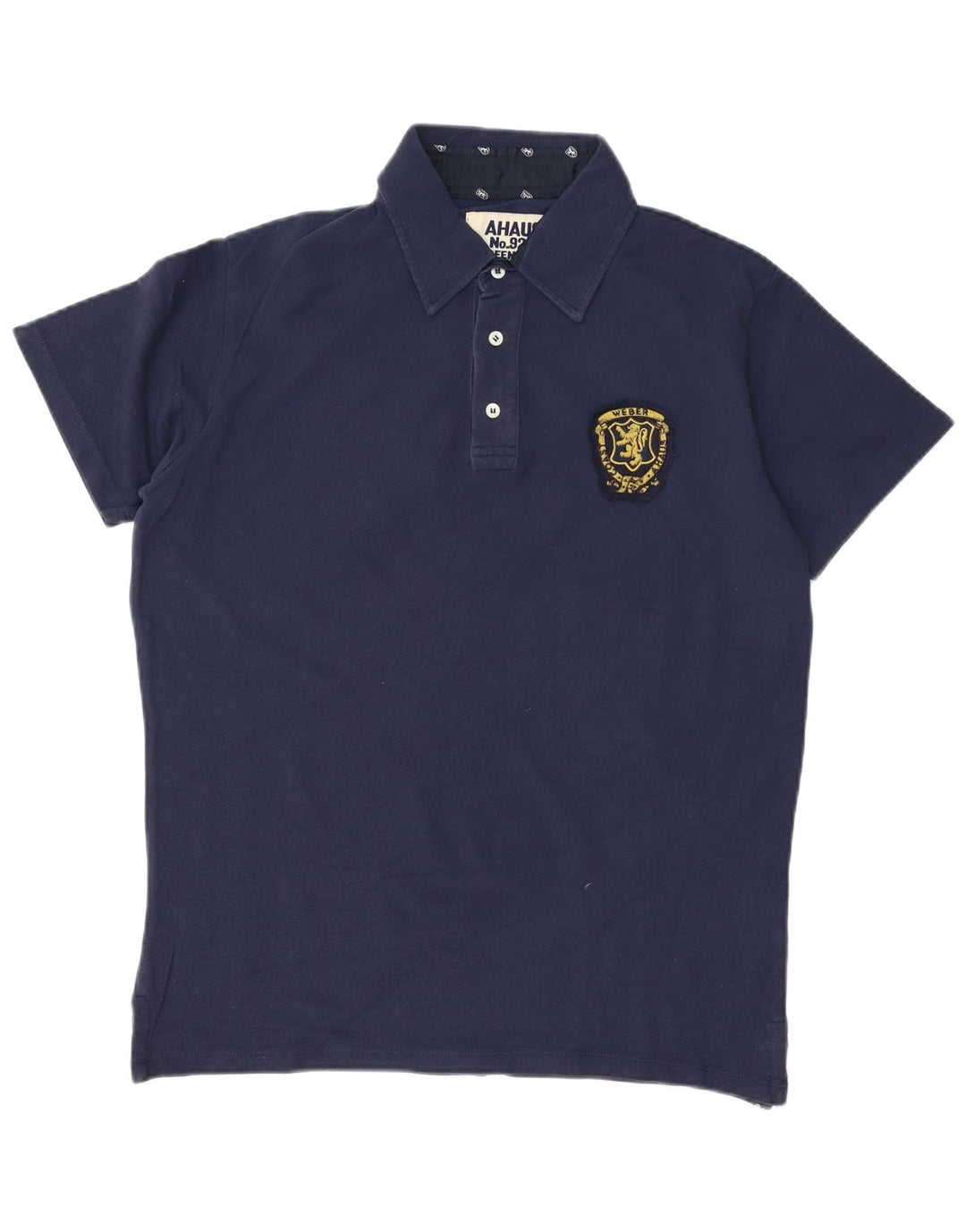 Polo da uomo Ahaus XL in cotone blu navy