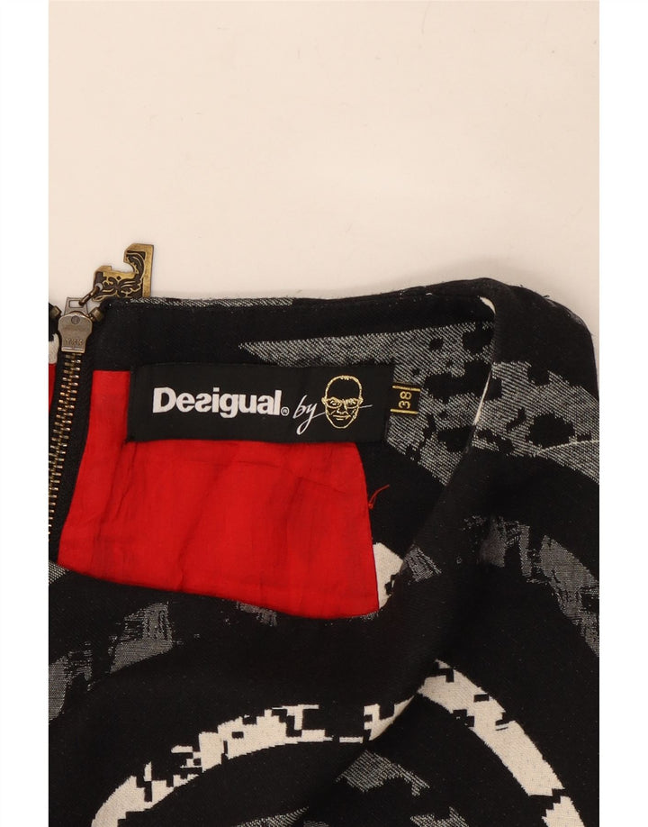 Abito a trapezio senza maniche da donna Desigual EU 38 medio multicolore
