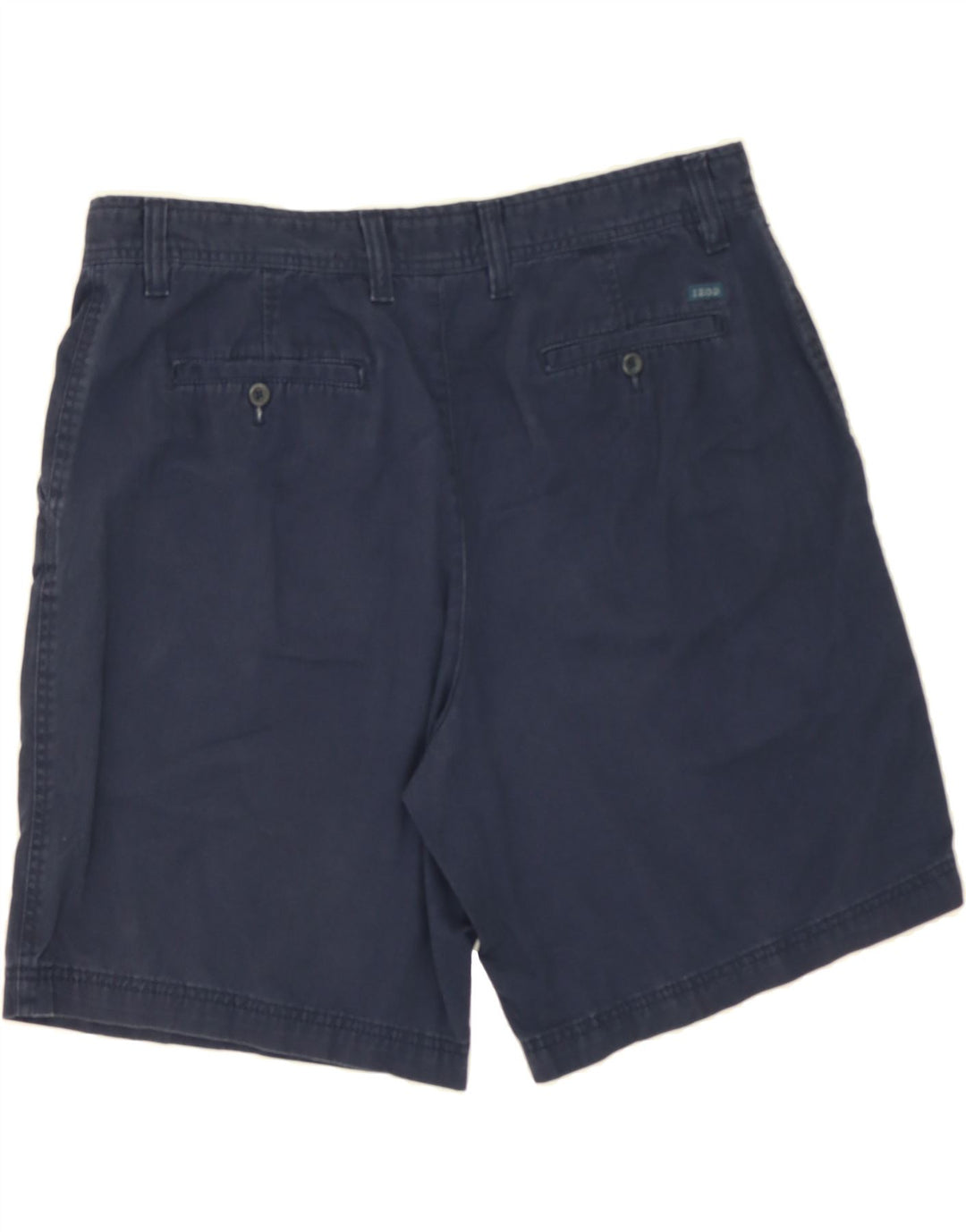 IZOD Mens Chino Shorts W38 XL Navy Blue Cotton Vintage Izod and Second-Hand Izod from Messina Hembry 
