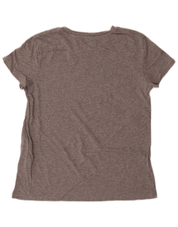 T-shirt grafica da donna Levi's Top UK 14 Cotone screziato grigio medio