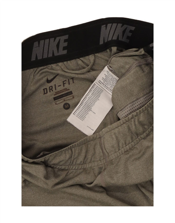 Pantaloncini sportivi Nike Dri Fit da uomo, poliestere kaki medio