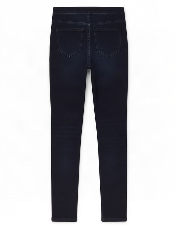 Jeans super skinny da donna Marks & Spencer UK 8 piccoli W26 L28 blu navy