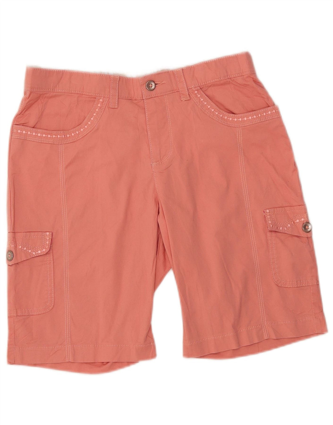 Pantaloncini cargo da donna Lee US 6 medi W30 cotone rosa