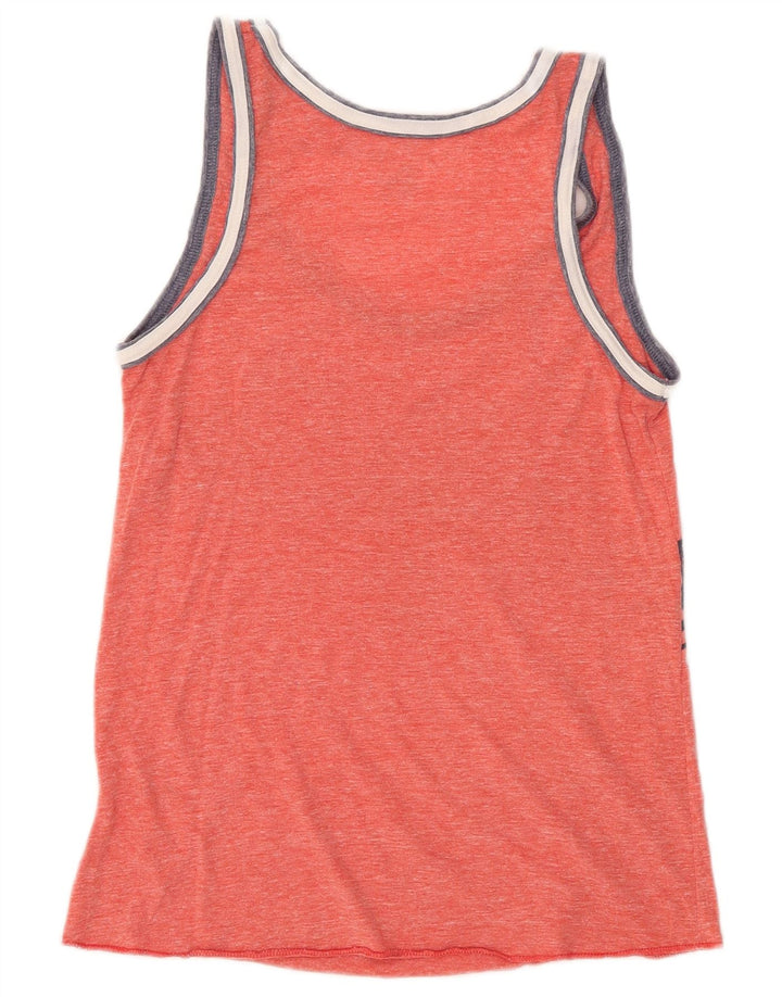 MERCE ORIGINALE Canotta grafica da donna UK 12 Rosso medio