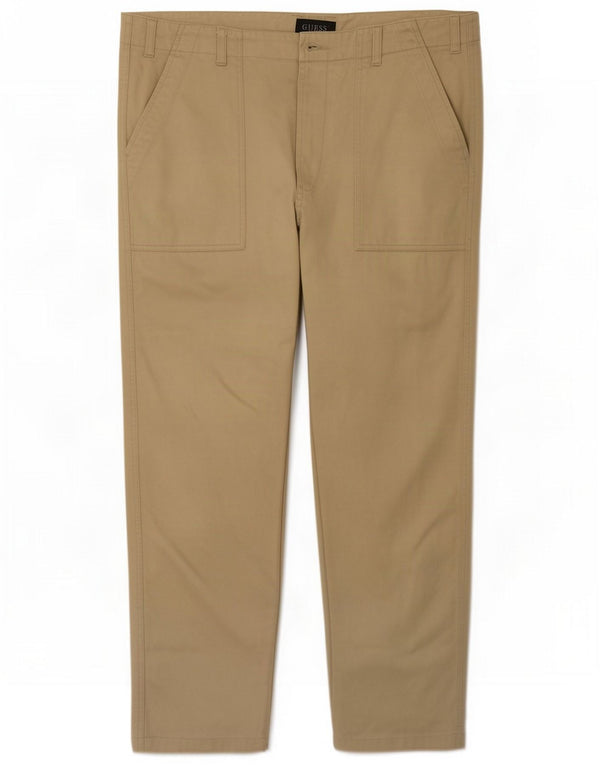 Guess Pantaloni slim da uomo W36 L28 Cotone kaki