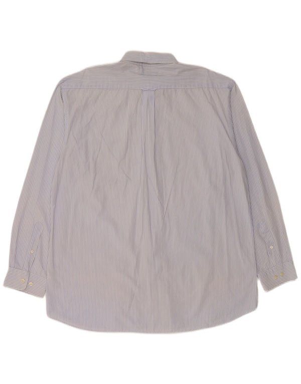 Camicia GANT da uomo vestibilità regolare XL in cotone gessato blu