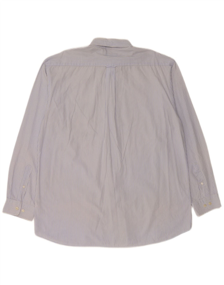 Camicia GANT da uomo vestibilità regolare XL in cotone gessato blu