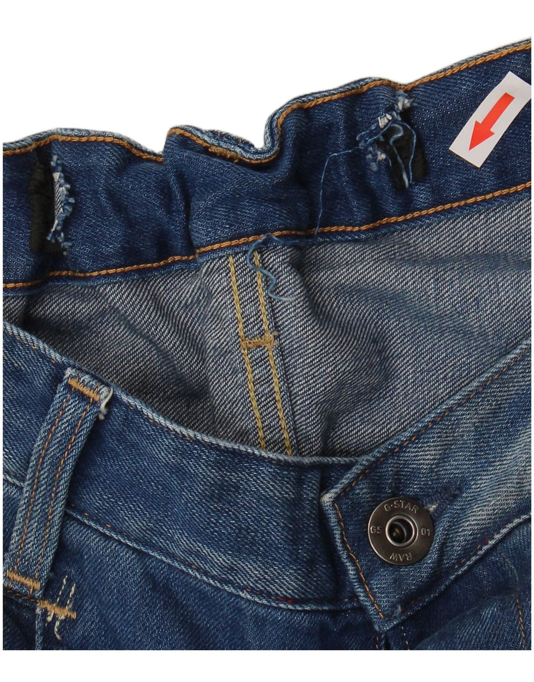 Jeans dritti da uomo G-Star W36 L36 cotone blu