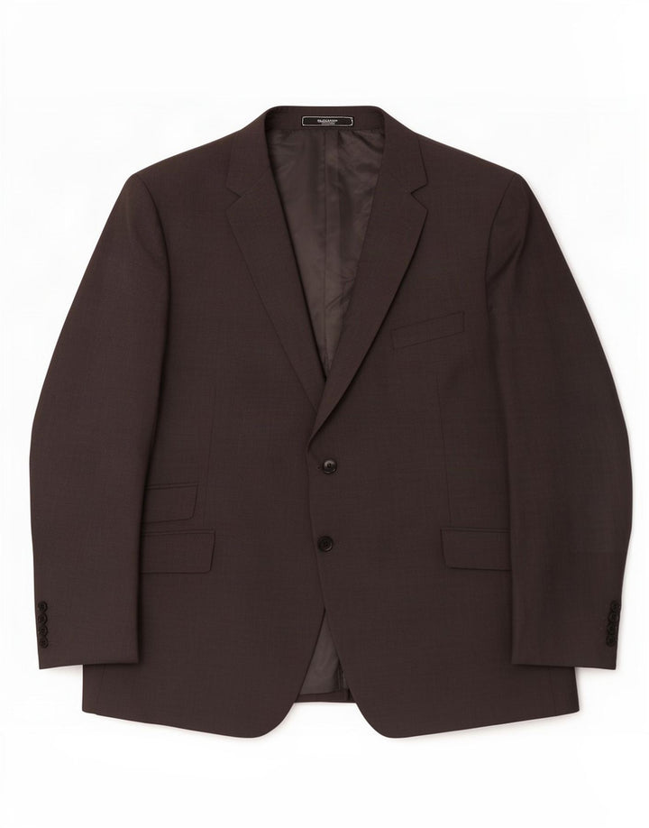Giacca blazer a 2 bottoni Marks & Spencer da uomo UK 50 3XL poliestere grigio